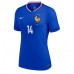 Camisa de time de futebol França Adrien Rabiot #14 Replicas 1º Equipamento Feminina Europeu 2024 Manga Curta